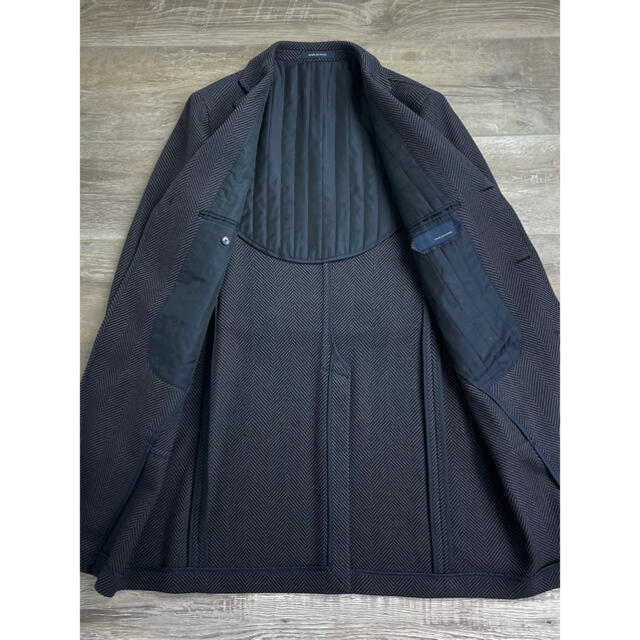 BEAMS(ビームス)のA8 タリアトーレ　チェスターコート　ネイビー　50 メンズのジャケット/アウター(チェスターコート)の商品写真