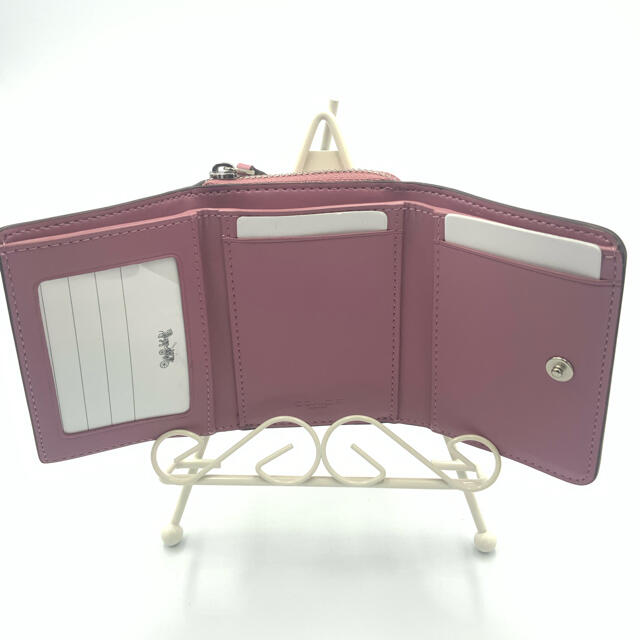 COACH(コーチ)の新品 COACH 三つ折り財布 レディース ミニ財布 レディースのファッション小物(財布)の商品写真