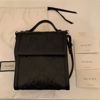 グッチ(Gucci)の【値下げ】GUCCI グッチ GGエンボス メッセンジャーバッグ (ショルダーバッグ)