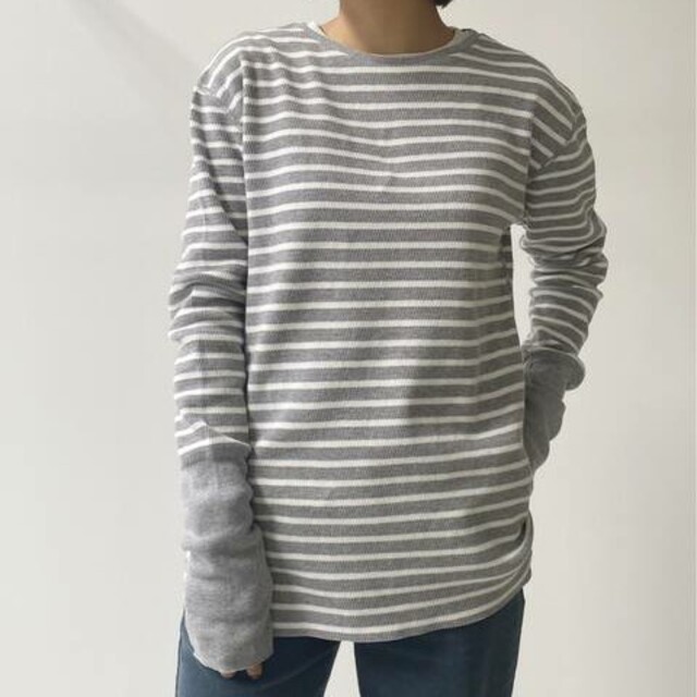 GOOD GRIEF グッドグリーフ Border Thermal Top