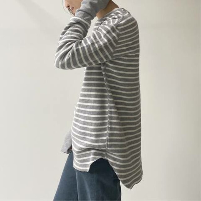 GOOD GRIEF グッドグリーフ Border Thermal Top | munchercruncher.com