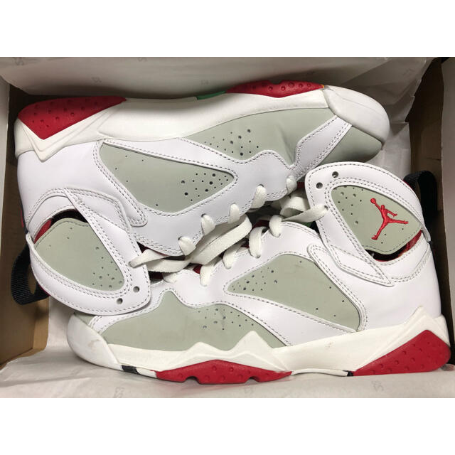 中古 NIKE AIR JORDAN 7 RETRO BG 24cm HARE