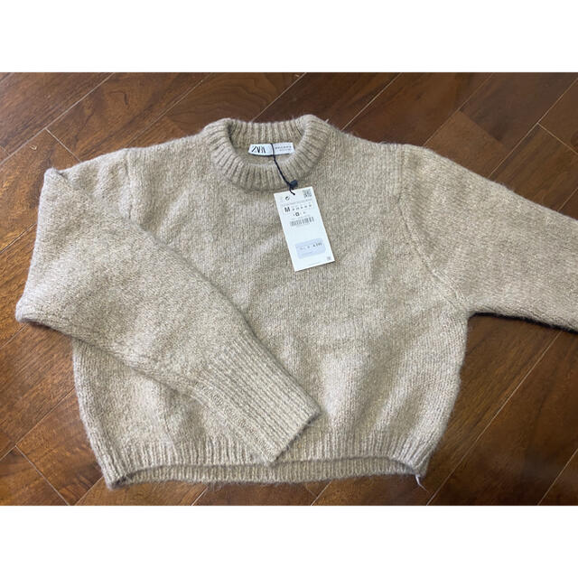 ZARA(ザラ)のザラ　ZARA ベーシッククロップドセーター　ニット レディースのトップス(ニット/セーター)の商品写真