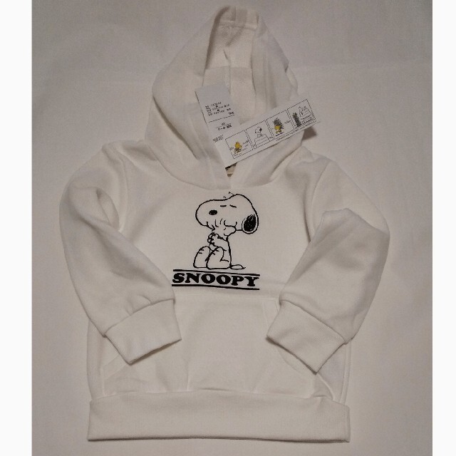 SNOOPY(スヌーピー)のスヌーピー キッズ パーカー 100cm キッズ/ベビー/マタニティのキッズ服男の子用(90cm~)(Tシャツ/カットソー)の商品写真