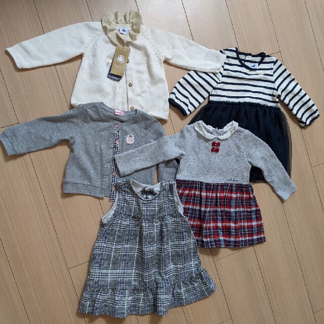 PETIT BATEAU(プチバトー)のサイズ80ベビー服(女の子) キッズ/ベビー/マタニティのベビー服(~85cm)(その他)の商品写真