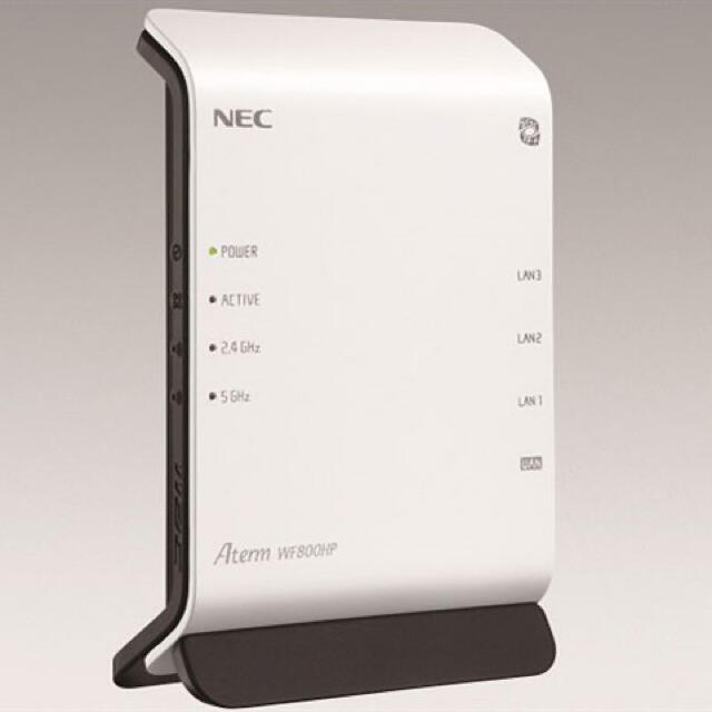 NEC(エヌイーシー)の無線LANルーター NEC Aterm WF800HP スマホ/家電/カメラのPC/タブレット(PC周辺機器)の商品写真