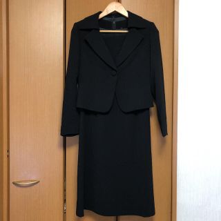 ブラックフォーマルワンピーススーツ喪服 礼服　7号(礼服/喪服)