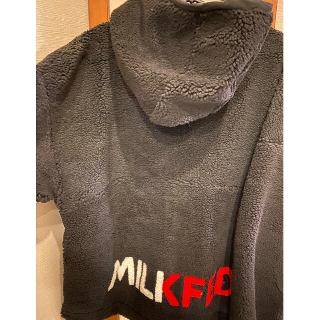 MILKFED.(ミルクフェド)のMILKFED. BACK LOGO BOA ZIP UP HOODIE レディースのトップス(パーカー)の商品写真