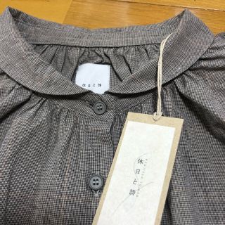 ネストローブ(nest Robe)の休日と詩 ステラブラウス シャツ 新品(シャツ/ブラウス(長袖/七分))