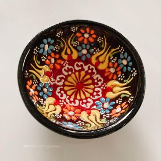 ハンドメイド　トルコ陶器　★小物入れ、インテリアにおすすめ★(インテリア雑貨)