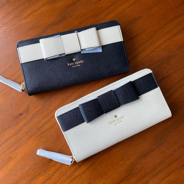 レア!入手困難! ケイトスペード 財布 リボン ブラック kate spade