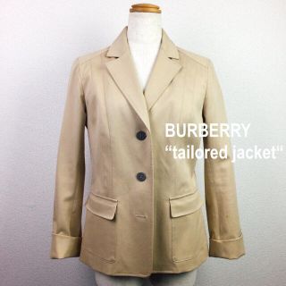 バーバリー(BURBERRY)のレディース　バーバリー　テーラードジャケット　ハイブランド　シングル　古着レトロ(テーラードジャケット)