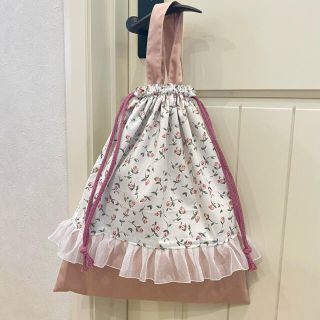 リバティ☆ハンドメイド☆お着替え袋☆⑅◡̈*(バッグ/レッスンバッグ)