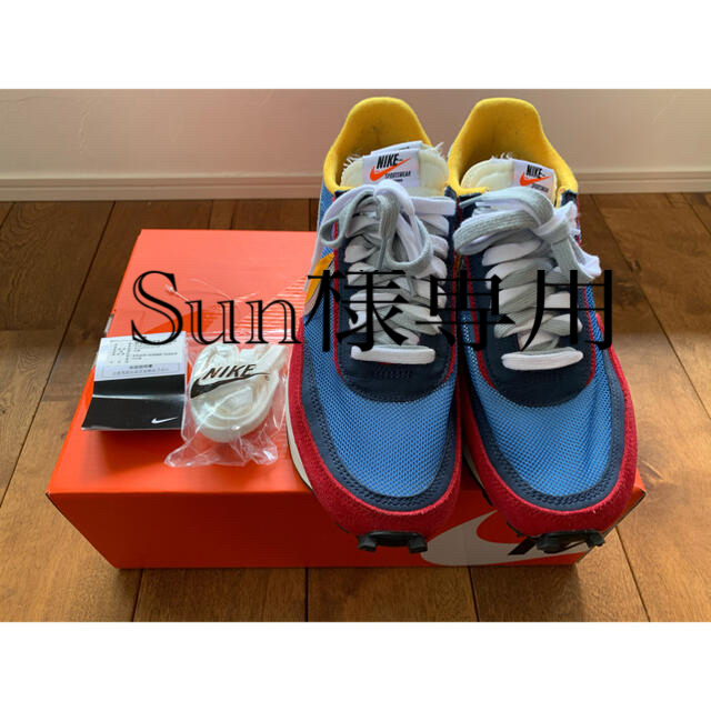 NIKE(ナイキ)のSun様専用NIKE×sacai LDWaffle 27cmBlue Multi メンズの靴/シューズ(スニーカー)の商品写真