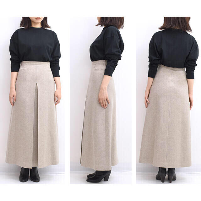 AURALEE オーラリー LIGHT MELTON LONG SKIRT - ロングスカート