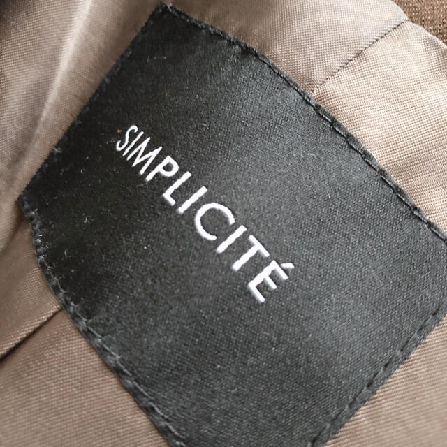 Simplicite(シンプリシテェ)の【期間限定価格】 b.cstock wボタンジャケット レディースのジャケット/アウター(テーラードジャケット)の商品写真