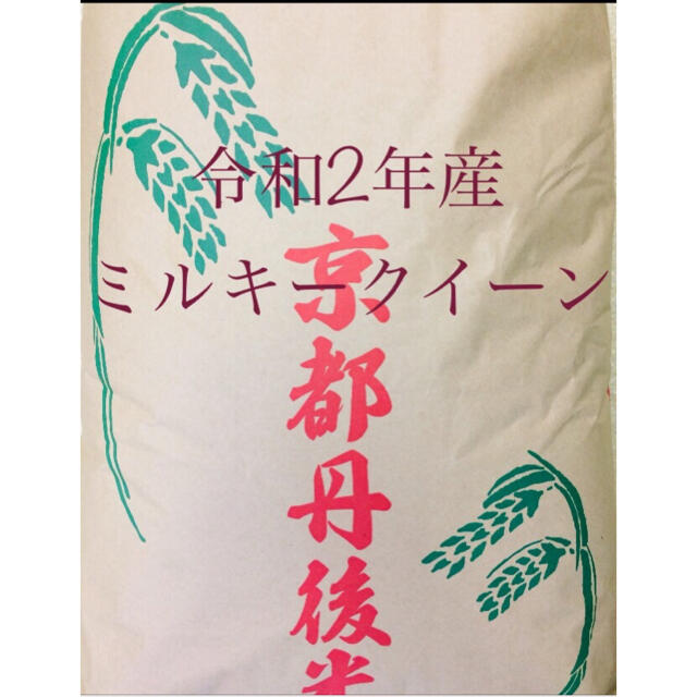 モチモチ食感が人気です！　令和2年産　「ミルキークイーン玄米30㎏」未検査米　米/穀物