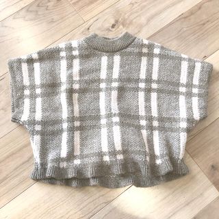 ザラキッズ(ZARA KIDS)のZARAKIDS ニットポンチョ　美品(ニット)