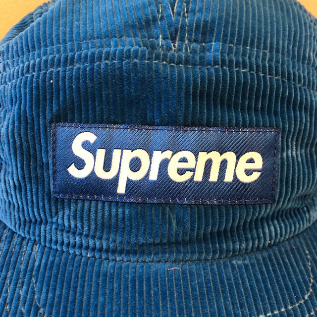 supreme コーデュロイ　camp cap キャップ