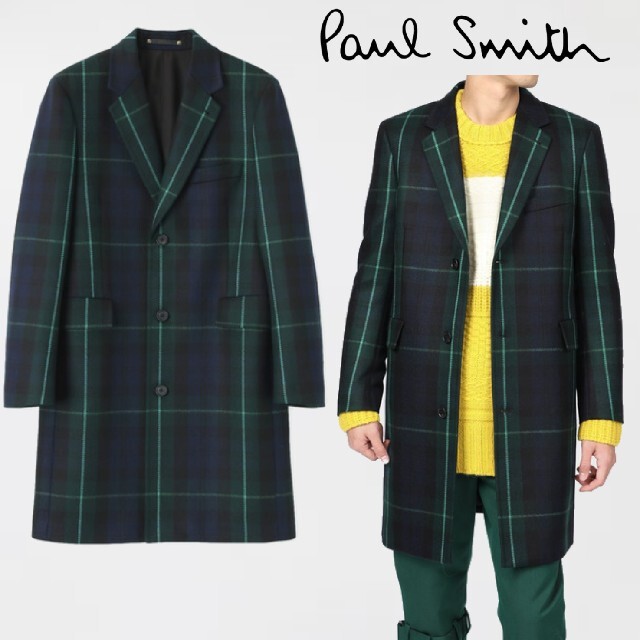 Paul Smith　ポールスミス　メインライン　ブラックウォッチコート