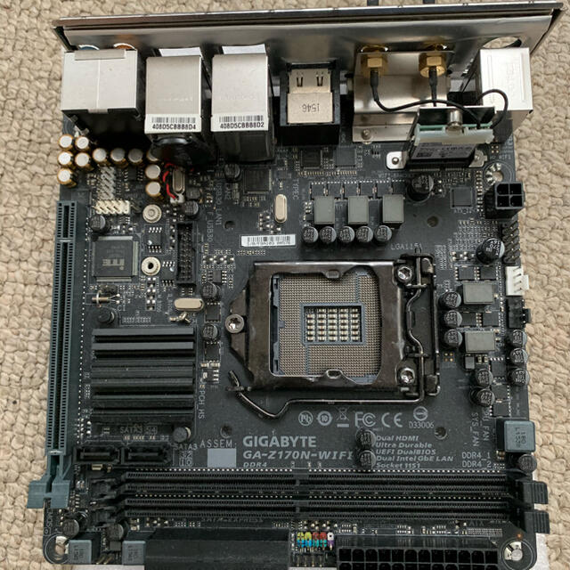 GIGABYTE GA-Z170N-WIFI マザーボード Mini-ITXの通販 by ...