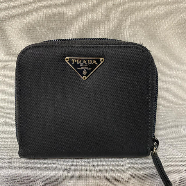 品　PRADA プラダ　ナイロン　コインケース　コンパクト　財布　折り財布