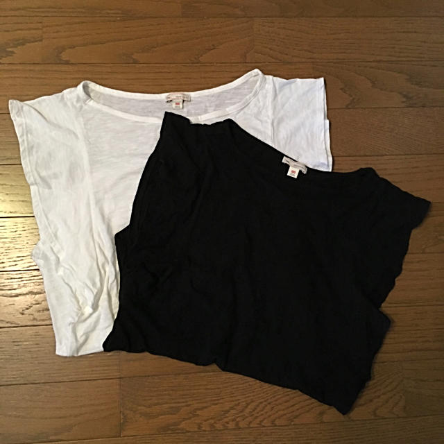 GAP(ギャップ)の袖フリル ベーシックTシャツ set♡ レディースのトップス(Tシャツ(半袖/袖なし))の商品写真