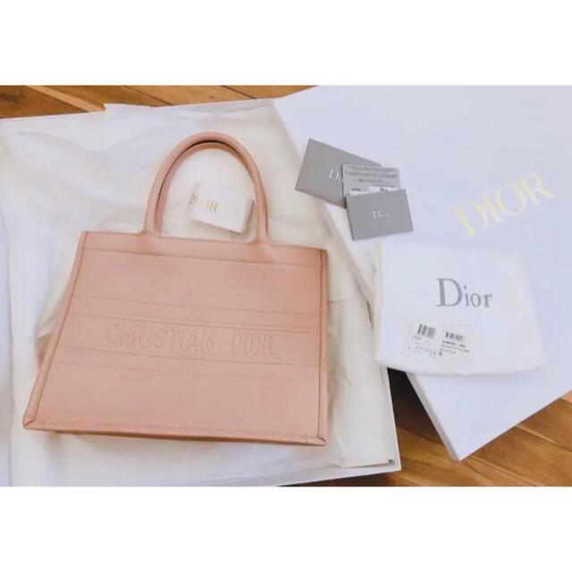 ディオール　レザー　ブックトート　スモール　DIOR BOOK TOTE