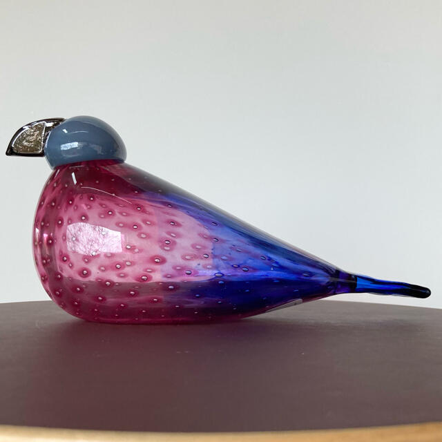 iittala(イッタラ)のAmerican Kestrel MOG 限定　イッタラ　バード　oiva エンタメ/ホビーの美術品/アンティーク(ガラス)の商品写真