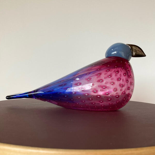 iittala(イッタラ)のAmerican Kestrel MOG 限定　イッタラ　バード　oiva エンタメ/ホビーの美術品/アンティーク(ガラス)の商品写真