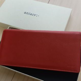 アニアリ(aniary)の【ぷれじでんて様専用】【新品未使用】aniary　長財布　wallet　赤(財布)