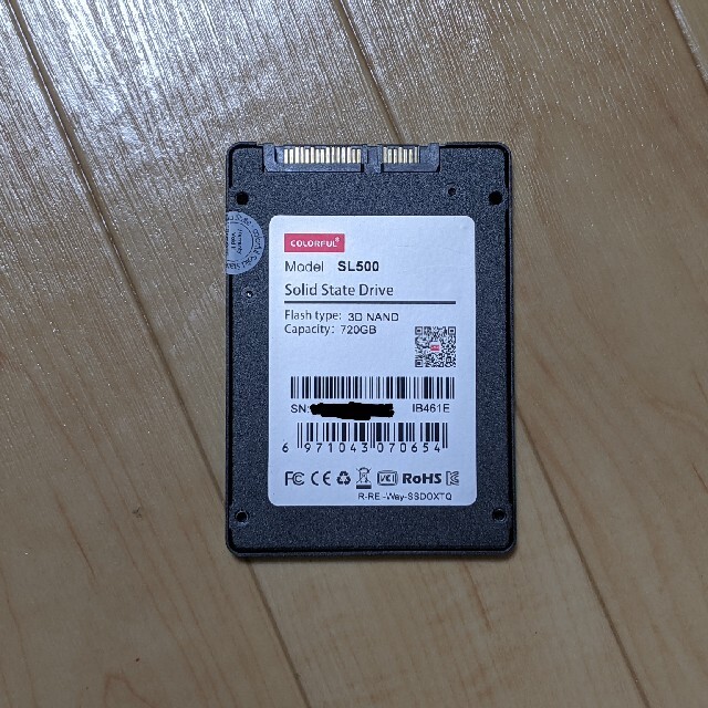 SSD 720GB 【送料無料】 1