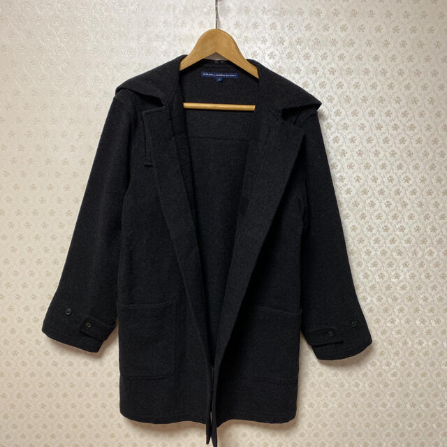 Ralph Lauren(ラルフローレン)の❤️良品❤️ラルフローレンスポーツ❤️レディース❤️ウール素材　フード付コート レディースのジャケット/アウター(その他)の商品写真