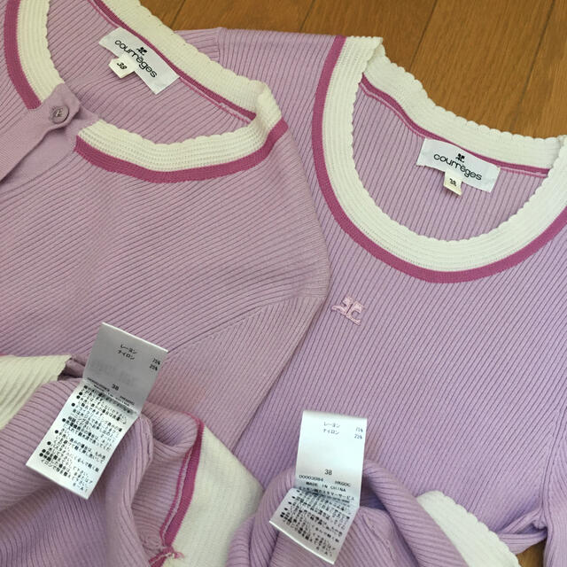 Courreges(クレージュ)のクレージュ　アンサンブル レディースのトップス(アンサンブル)の商品写真