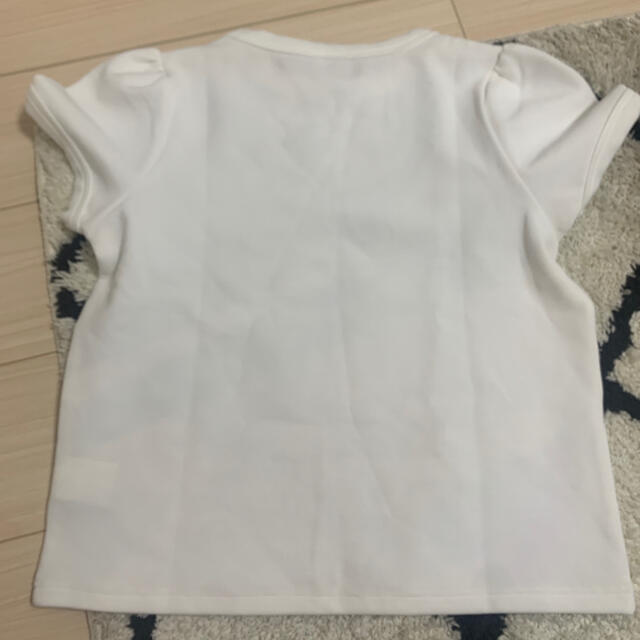 X-girl(エックスガール)のxgirl 半袖　トップス　ホワイト　パフ レディースのトップス(Tシャツ(半袖/袖なし))の商品写真