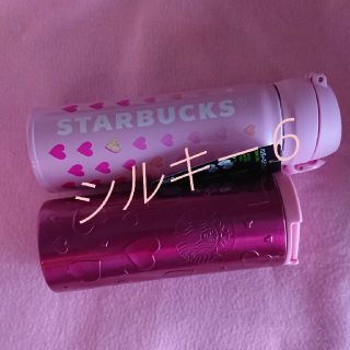 スターバックスコーヒー(Starbucks Coffee)のスターバックス バレンタイン ステンレス ボトル タンブラー ハート ピンク (タンブラー)