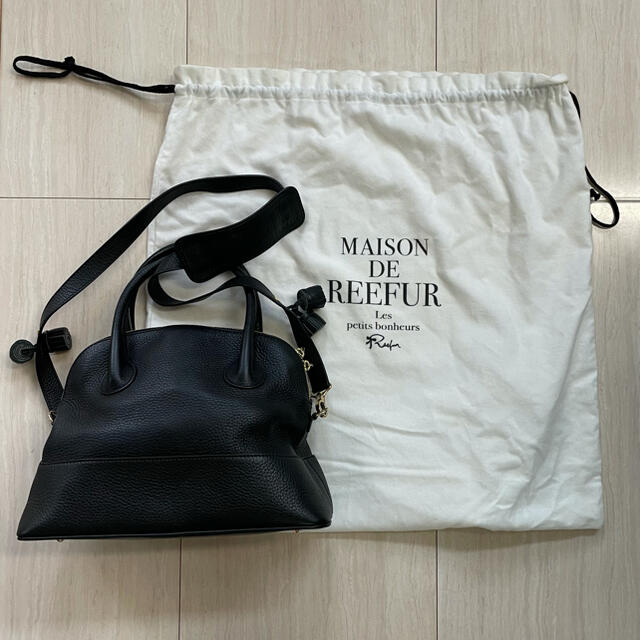 約32cmマチ【美品】Maison de Reefur 2wayボストンショルダーバック