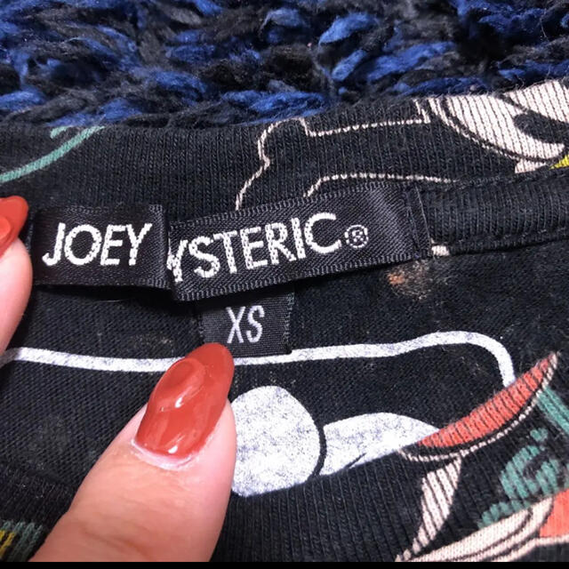 JOEY HYSTERIC(ジョーイヒステリック)のJOEY HYSTERIC♡チリーウィリー　ロンTワンピース キッズ/ベビー/マタニティのキッズ服女の子用(90cm~)(ワンピース)の商品写真