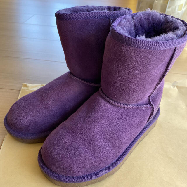 専用　UGG アグ ムートンブーツ　パープル　サイズ1 US1 20センチ