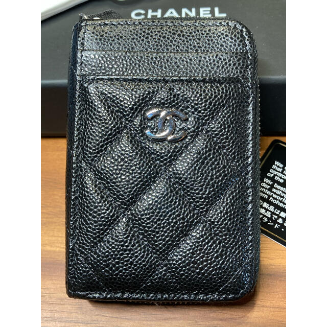 CHANEL(シャネル)のシャネル　キャビアスキン　コインケース　カードケース　コンパクトウォレット レディースのファッション小物(財布)の商品写真