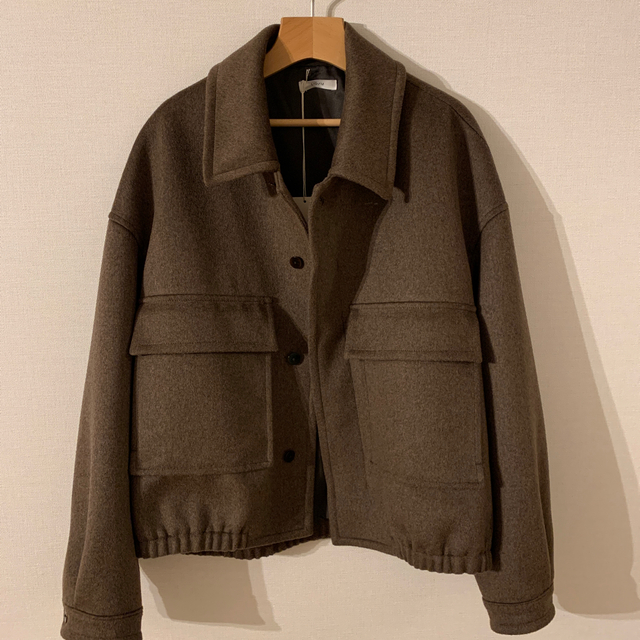 MELANGE WOOL BLOUSON