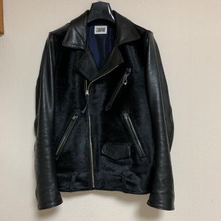 J.Sabatino - j.sabatino ダブルハラコレザーライダースジャケットの J.Sabatino - j.sabatino ダブルハラコレザーライダースジャケットの