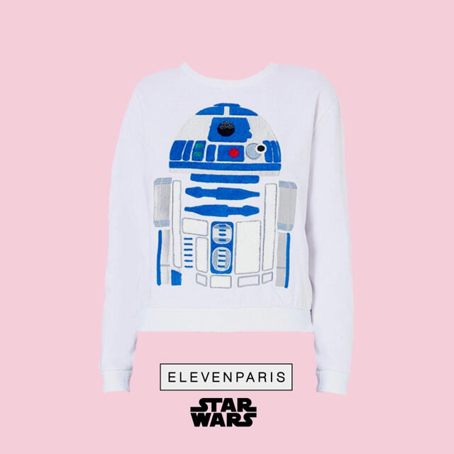 ELEVEN PARIS(イレブンパリ)のELEVEN PARIS × STAR WARS R2-D2 スウェット XS レディースのトップス(トレーナー/スウェット)の商品写真