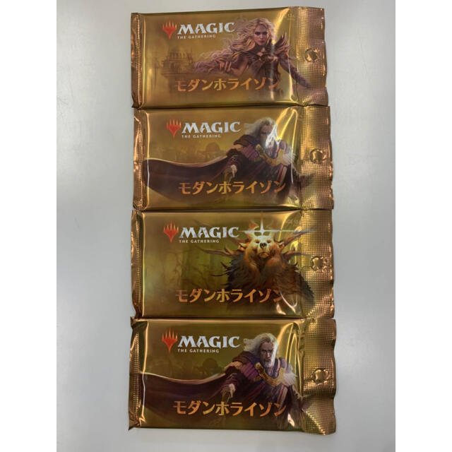 マジック：ザ・ギャザリング(マジックザギャザリング)のmtg モダンホライゾン　4パック　日本語　ブースター　送料無料 エンタメ/ホビーのトレーディングカード(Box/デッキ/パック)の商品写真