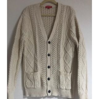 シュプリーム(Supreme)のsupreme cable knit cardigan(カーディガン)