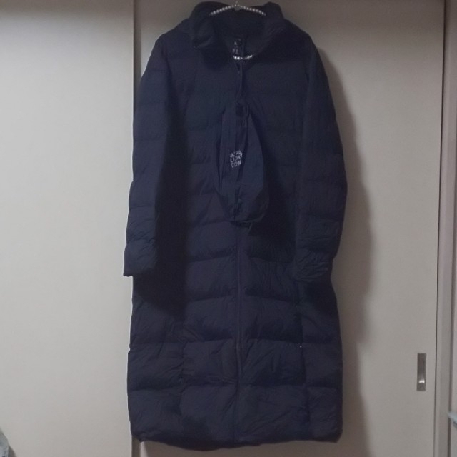 UNIQLO(ユニクロ)のユニクロ ウルトラライトダウン ロング コート XL ネイビー USED  レディースのジャケット/アウター(ダウンコート)の商品写真