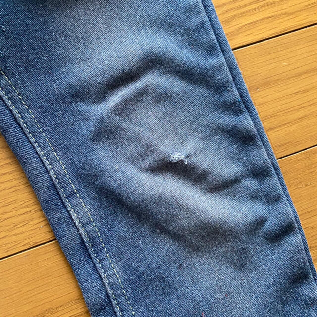 しまむら(シマムラ)のデニムパンツ 裏起毛 100 キッズ/ベビー/マタニティのキッズ服男の子用(90cm~)(パンツ/スパッツ)の商品写真