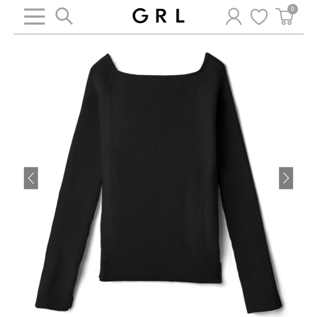 GRL(グレイル)のニットトップス　 レディースのトップス(ニット/セーター)の商品写真