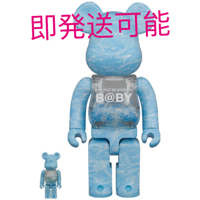 MEDICOM TOY(メディコムトイ)のBE@RBRICK B@BY WATER CREST 100&400ベアブリック エンタメ/ホビーのフィギュア(その他)の商品写真