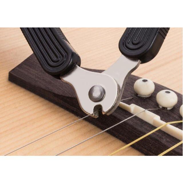 ギター用 ストリングワインダー ニッパー付き 4色あり　グレー 楽器のギター(アコースティックギター)の商品写真